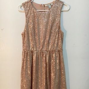 Forever 21 Light Pink Sequin Dress